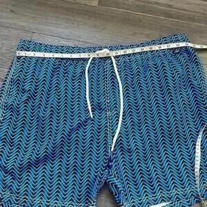 🔥Le Shark🔥 | Blue Chevron Swim Shorts / Trunks